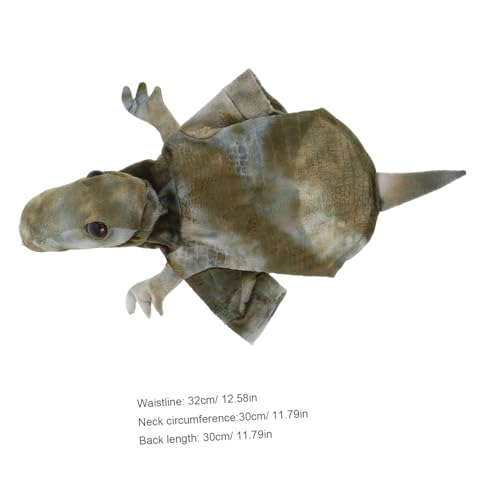 Disfraz de dinosaurio Kisangel para perros y gatos miniatura 2