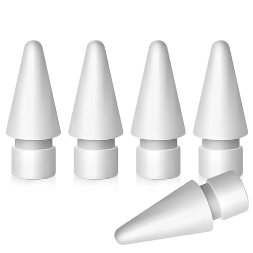 MMOBIEL Puntas de Lápiz Compatibles con Apple Pencil de 1.ª Gen & 2.ª Gen/USB-C/Pro - 5 Piezas -...