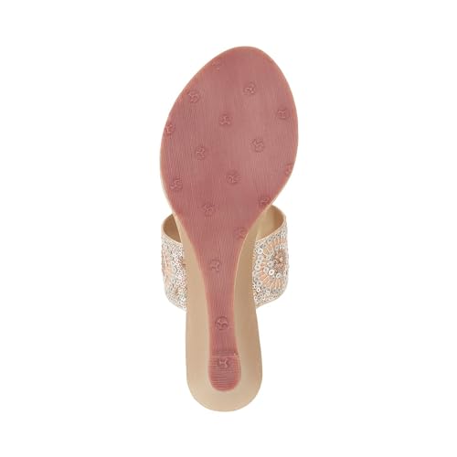 Image of Mochi Women Ethnic Wedge Heel Sandal