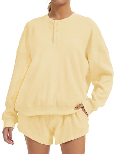 AnotherChill Women's Oversized Waffle Knit Lounge...