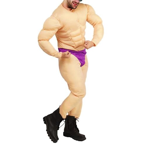 Combinaison de bodybuilder pour costume drôle sans effort
