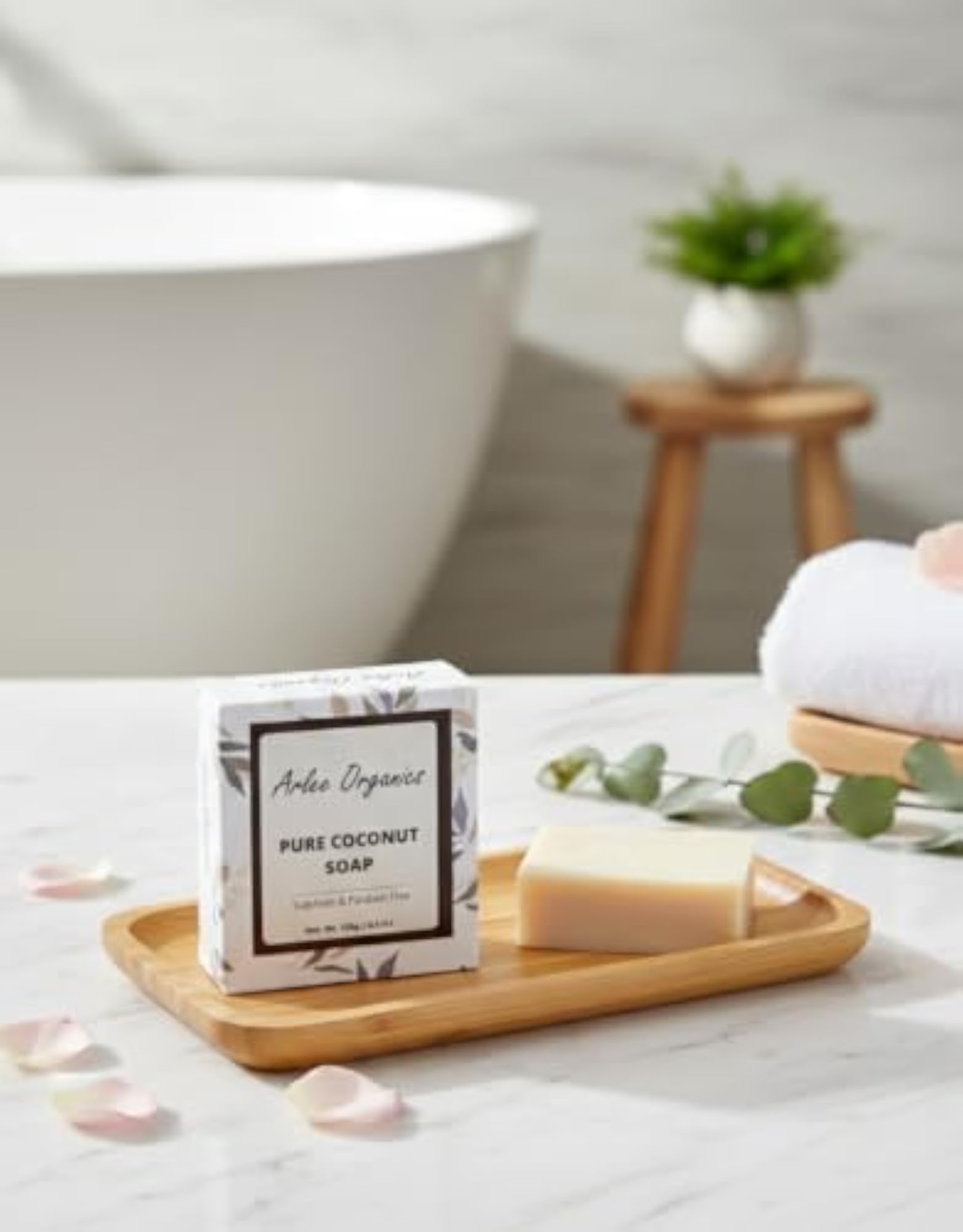 Coconut Oil Soap Pack of 3, Natural Handcrafted Gift