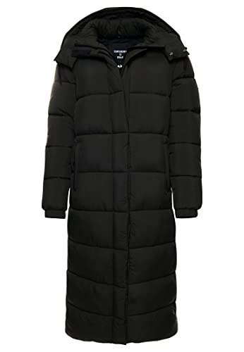 Superdry Damen TOUCHLINE Padded JACKET, Khaki Grid, M