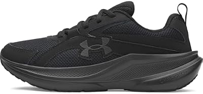 Under Armour Women's Charged Assert 11 Running Shoe – Black/Black/Black, Size 8.5 US