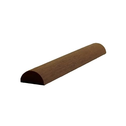 EWHR11 Half Round Moulding Trim, 3/8" x 3/4", Poplar, 94"