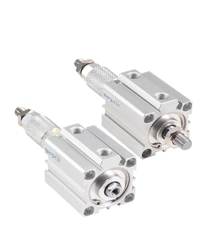 Vérin compact SDAJ 32 100 50 micro vérin double effet course ajustable SB