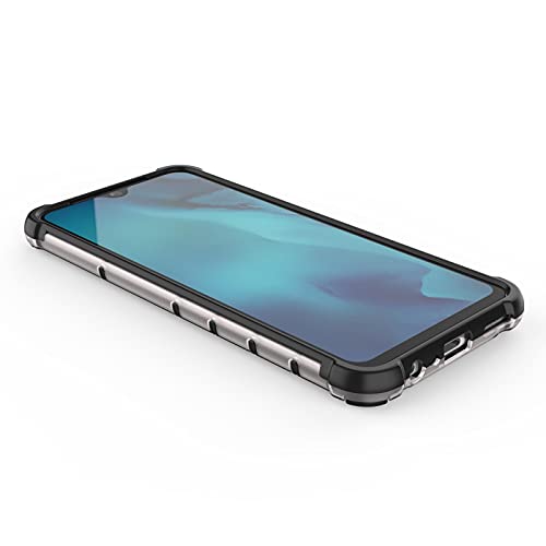 Image of Glasgow Back Case Cover Compatible with Vivo V21E (Stylish Design) -Black