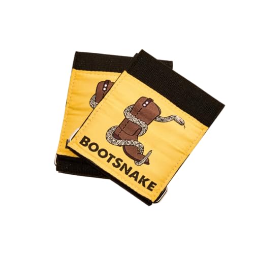 Bootsnake Cowboy Boot Accessory Strap Reduces Boot Lines Keeps Pant Legs Smooth Blocks Dirt and Debris (Yellow XL)