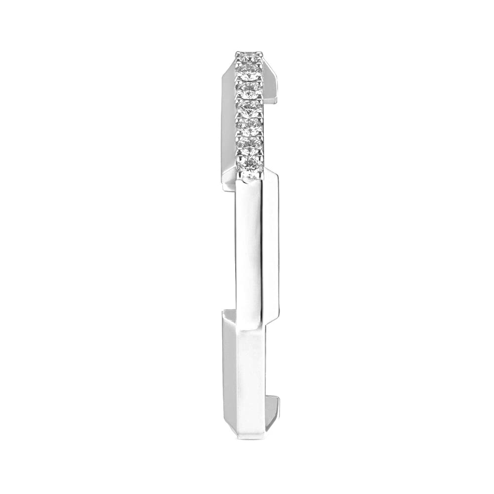 Gucci Link to Love YBC662140001014 - Anillo de oro blanco con diamantes, Oro blanco