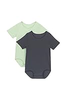 Bonds Baby Wondercool Eyelet Short Sleeve Bodysuit - 2 Pack, Pack 16 (2 Pack), 000 (0-3 Months)