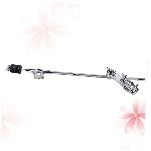 BESPORTBLE WC53 Soporte Extensor de Drum Clamp Ajustable Accesorio de Percusión Clip para Instrumentos con Acabado Plateado Compatible con Hardware de Batería miniatura 5