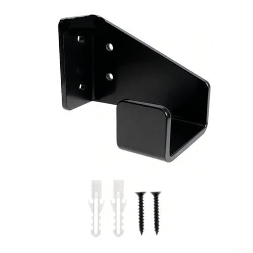 Metall-Kettensägen-Wandhalterung, robustes Design für Werkstatt und Garten, platzsparende Aufbewahrungslösung für Kettensägen und Arbeitswerkzeuge (1 Stück, schwarz)