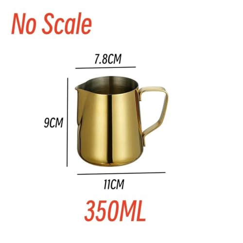 Jarra para espumar café latte art con boquilla de acero inoxidable 3