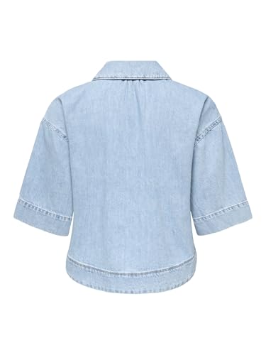Onlcleo Life Ss Crop DNM Shirt PIM Noos – Ansicht 4