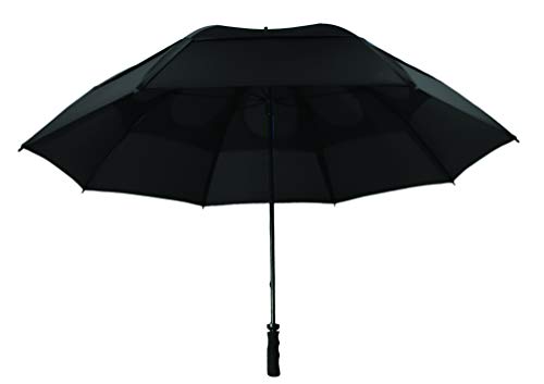 GustBuster Proseries Gold 68-Inch Style 3 Golf Umbrella (Black)