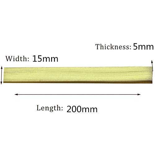 LOKIH Barra Piatta in Ottone per Barra Industriale...