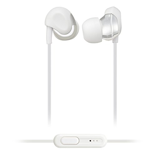 Micrfono Maxell y el controlador con los auriculares del canal sellados dinmicos (plata) Maxell MXH-DR300S-SL (japn importacin)