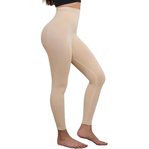 High Waisted Tummy Control Shapewear Leggings for Women Soft Pants Compression Body Shaper Butt Lifter Thigh Slimmer