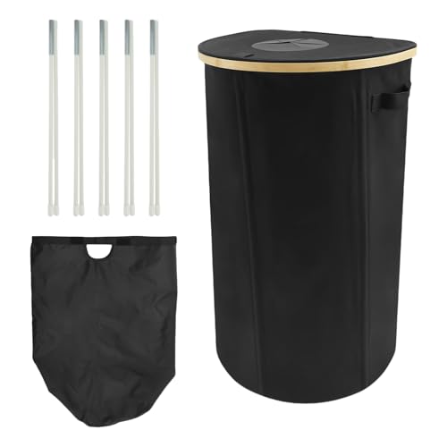 Contenedores para la basura reciclable - Cesta de reciclaje de tela de cocina Oxford con bolsa interior extraíble y reutilizable, contenedor de reciclaje de bote plegable de 26 gallo