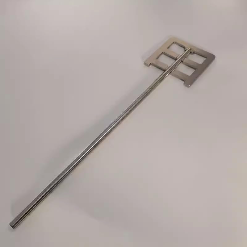 304 Stainless Steel Stirring Blade - 40mm to 120mm Square Stir Paddle with Rod for Laboratory Dispersion(70x8x300mm)
