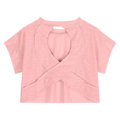 Girls Fashion Back Hollowing Tops Oversized Sport Style Long Sleeve Shirts 2025 Novelty Crewneck Clothes Preppy Tops4