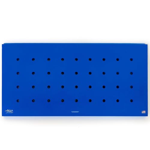 Aquamentor Floating Mat - Swiss Cheese Water Pool Float, Closed Cell Foam Design, Durable Pad for Swim Training, Lake and Beach Float, Pool Floater for Kids & Toddlers, Medium 48" x 24" - Blue