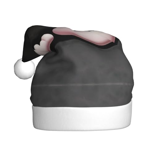 WHJWZY Sombrero de Navidad para adultos, accesorio festivo, Halloween, ceremonias anuales, fiestas de vacaciones, imagen de nubes rosadas