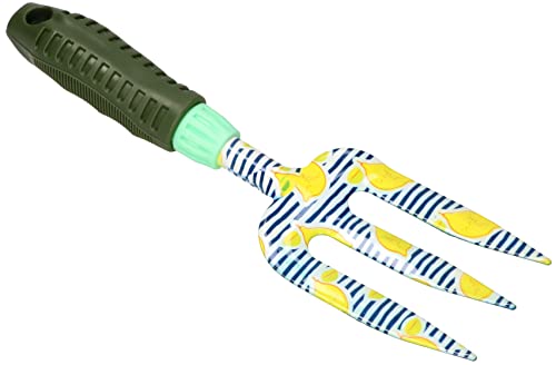 KOTARBAU® Mini Tenedor de jardín con 3 Dientes, Tridente para Plantar y trasplantar Flores, Mango de Madera ergonómico, Mini Horquilla para jardinería, Tenedor de Mano, Herramientas de jardín