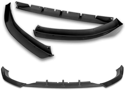 3 Pieces Front Bumper Lip Spoiler Splitter Side Body Kit Trim Protection Compatible with 2008-2012 Audi A5 Quattro & Compatible with 2010-2012 Audi A5, 2009 2010 2011 (Matt Black)