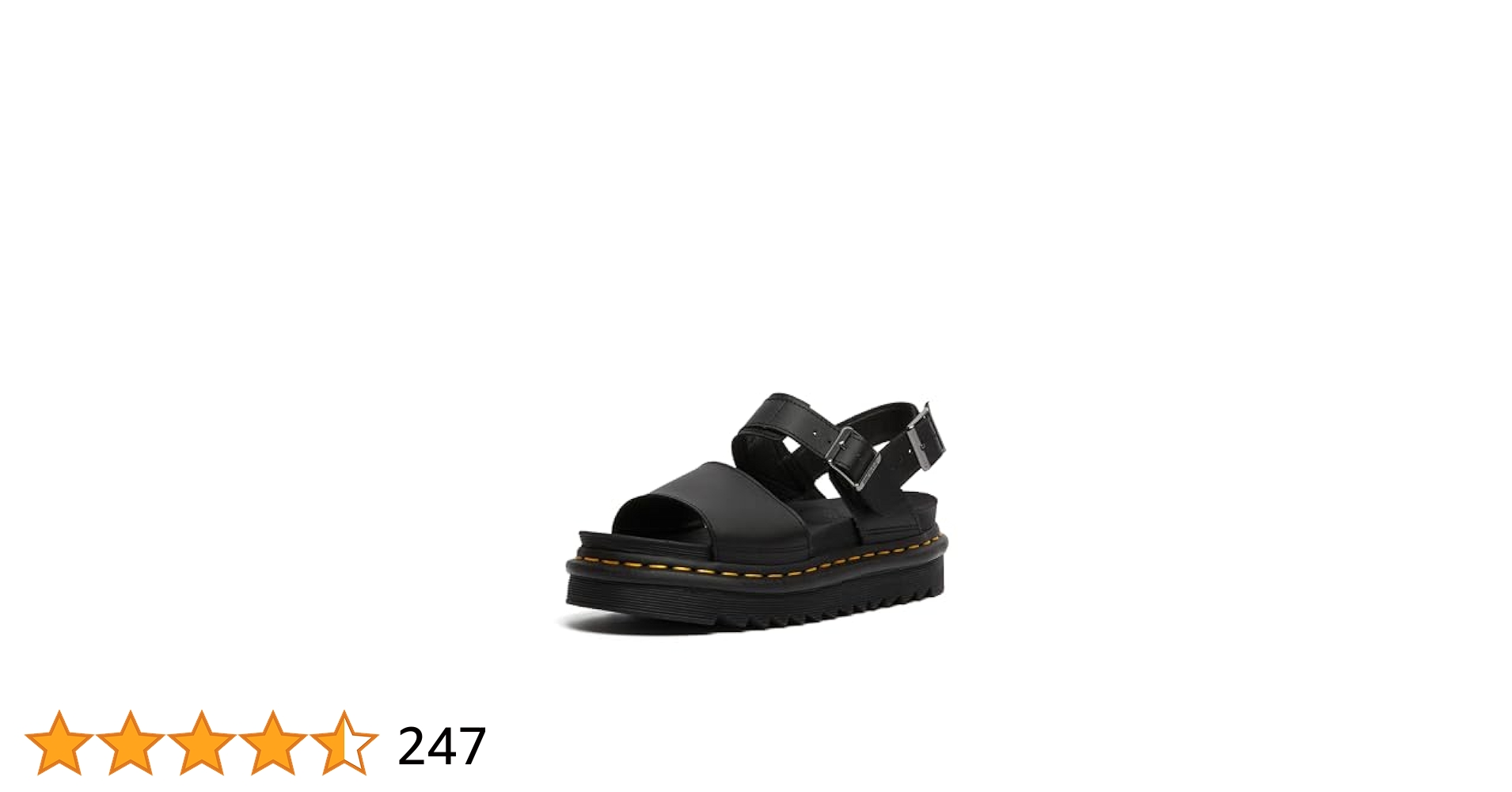 VOSブラック パック付き 1セット Amazon | Dr. Martens レディース Voss アンクルストラップ