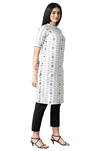 Image of Aurelia Women's Cotton Regular Fit Casual Kurta