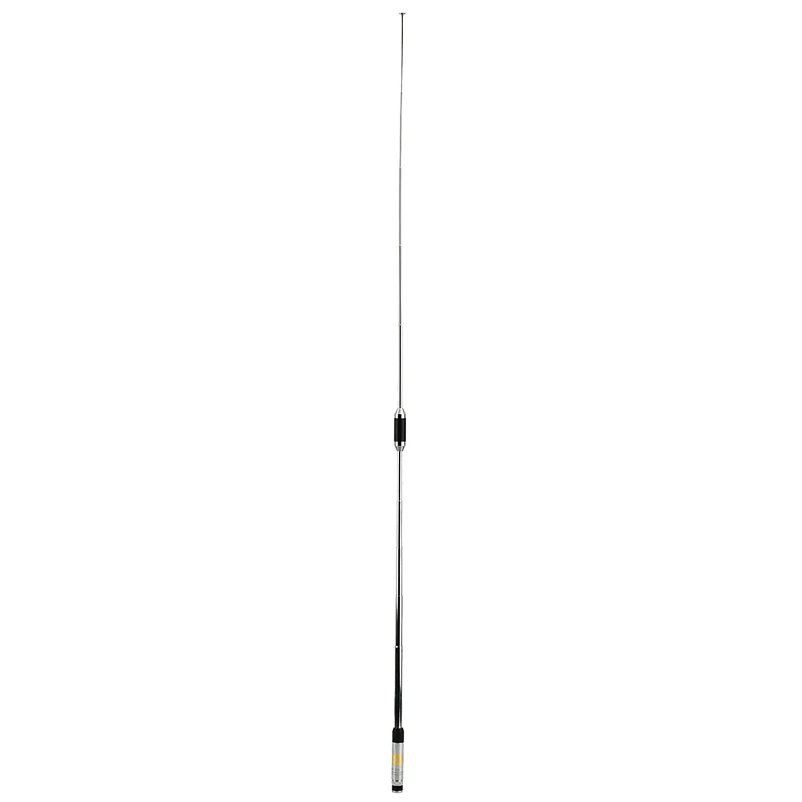 Antenne BNC Double Bande RH770 Antenne Extensible Antenne Radio Bidirectionnelle en Acier Inoxydable pour Talkies-Walkies