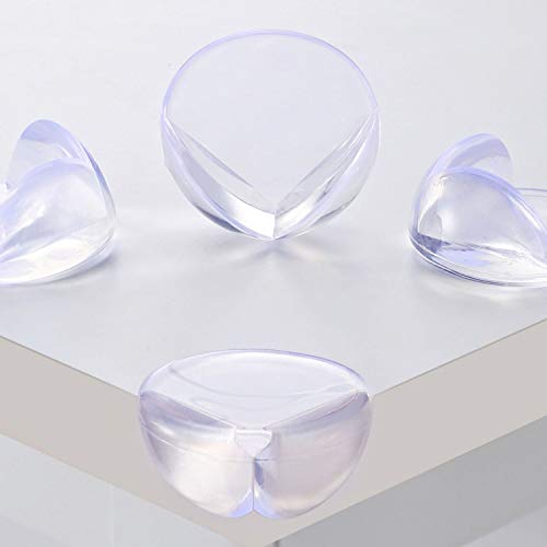 Innobeta 20pcs Protector Esquinas Bebes para Esquinas y Bordes de Muebles, Transparente Suave Portectores de Seguridad para niño, Seguridad Infantil en el Hogar