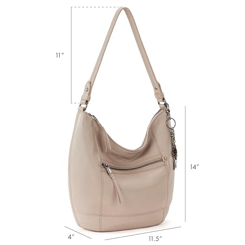 Image of The Sak Sequoia Hobo Bag - Premium Large Leather Women's Handbag for Everyday & Travel - Durable Purse With Zipper Pocket