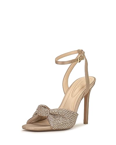 Jessica Simpson Womens Ohela Satin Ankle Strap