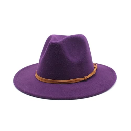 Lanshui Accessori, Fedora Lana Morbido Feltro Cappello, Giallo...