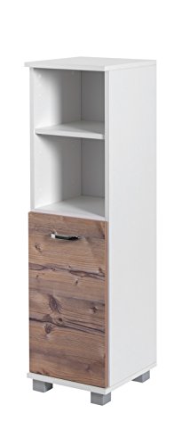 Schildmeyer Highboard Casa | In Weiß und Silberfichte | 30.3 x 110.5 x 32.6 cm - Casa Schildmeyer Highboard Casa | In Weiß und Silberfichte | 30.3 x 110.5 x 32.6 cm