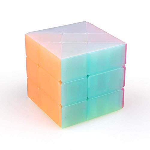 Image of D ETERNAL QiYi Jelly Edition Windmill Cube 3x3 High Speed Stickerless Puzzle Cube for 14 Years and Up