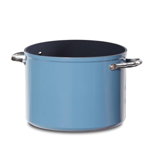 Nuwave Marmite en Céramique Duralon Blue de 7,6 L en Bleu Douillet, sans PFAS, Compatible avec le...