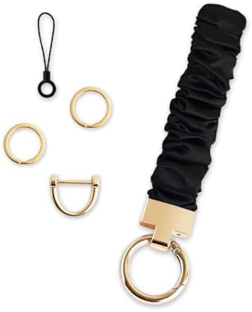 Keychain Wristlet for Women, Stretchy Keychain Holder,Wrist strap Keychain Lanyard Strap for Car Keys