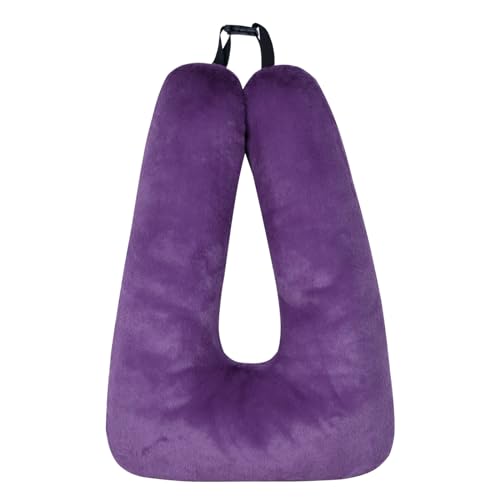 Atablyn Almohadas de viaje para niños, asiento trasero de coche, almohada de viaje en forma de U, almohada de coche para niños, dormir, avión, adultos, niños, soporte para cabeza, cuello y cuerpo,