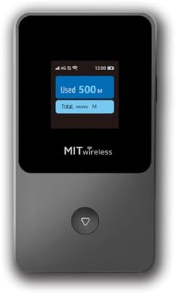 MITwireless T8+ Portable WiFi Hotspot | 4G LTE Mobile Internet & Travel Router for USA & 200+ Countries | No SIM or Contract - 10GB USA Data for 30 Days - Multi-Carrier & Connects up to 8 Devices