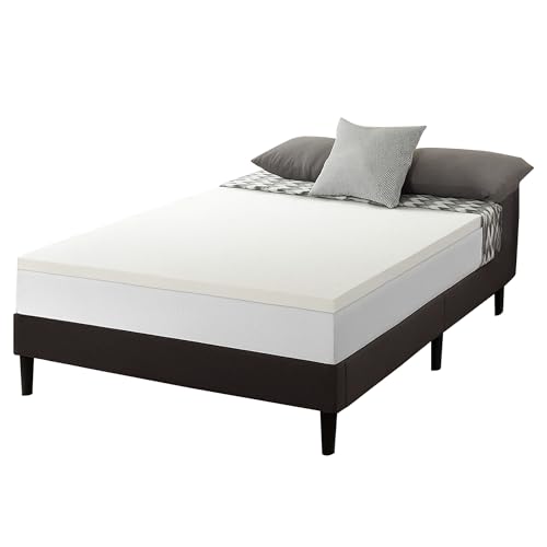 Image of Best Price Mattress 2.5 Inch Ventilated Memory Foam Mattress Topper, CertiPUR-US Certified, Short Queen