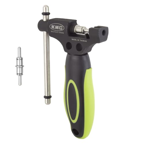 KMC Reversible Chain Cutter | Compatible with 1-12 Speed Chains | Ergonomic Fit | Durable Construction | Replacement Pin Included