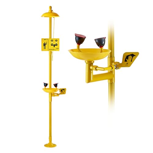 Station de douche oculaire combinée d'urgence et kit de premiers secours 12L/Min