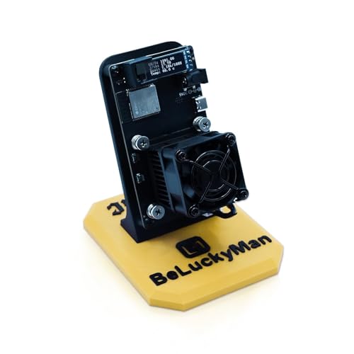 Bitcoins Miner Bitaxes Gamma 601 BM1370 ASIC Miner - 1.2TH/S Solo Crypto Miner, 18W Ultra-Low Power, 2.4G WiFi, Open Source AxeOS - Silent Home/Office BTC Miner & Lucky Miner (Yellow)