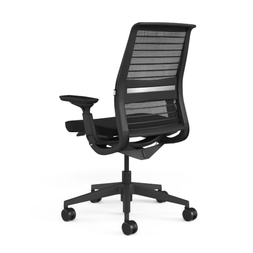 Image of Steelcase Think Ergonomic Office Chair | Adjustable Lumbar Support, 4D Arms, LiveBack System | Weight-Activated Recline | 12-Year Warranty