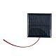 Packung mit 3 ZONADAH 0.6W 5.5V Mini Wired Solar Panel Kit, Batter Charger, DIY Home, Science School Projekte, Camping, Angeln, Wandern Outdoor Garten Licht Ladewerkzeuge