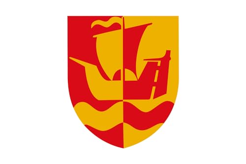 Drapeau Guldborgsund Denmark grand format officiel du Danemark