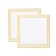 QUARKZMAN Papierherstellung Bildschirm Holz Papierherstellung 7,9 x 7,9 Zoll Papierherstellung Rahmen Kit für DIY Papierhandwerk Herstellung von Karten, Lesezeichen, 2 Packs